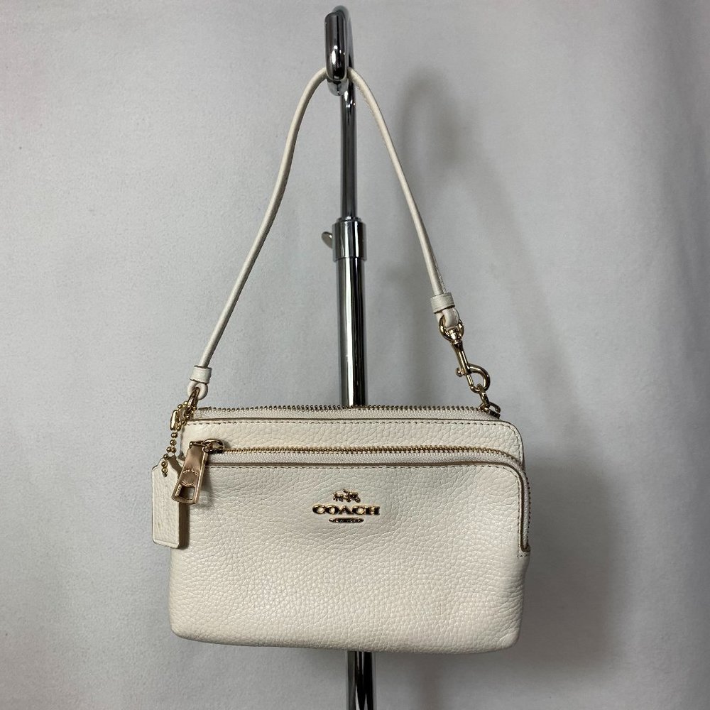 COACH Double Zip Convertible Wristlet Handbag
